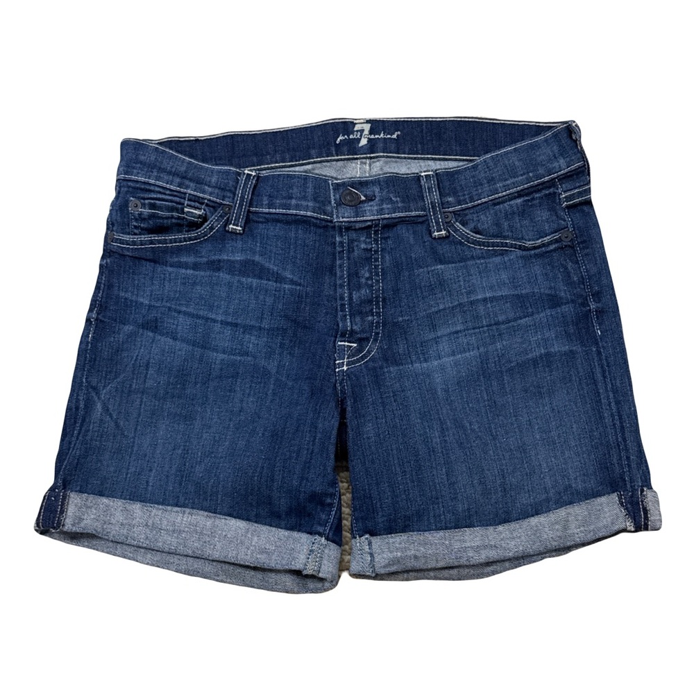 7 For All Mankind denim shorts Size 27 EUC